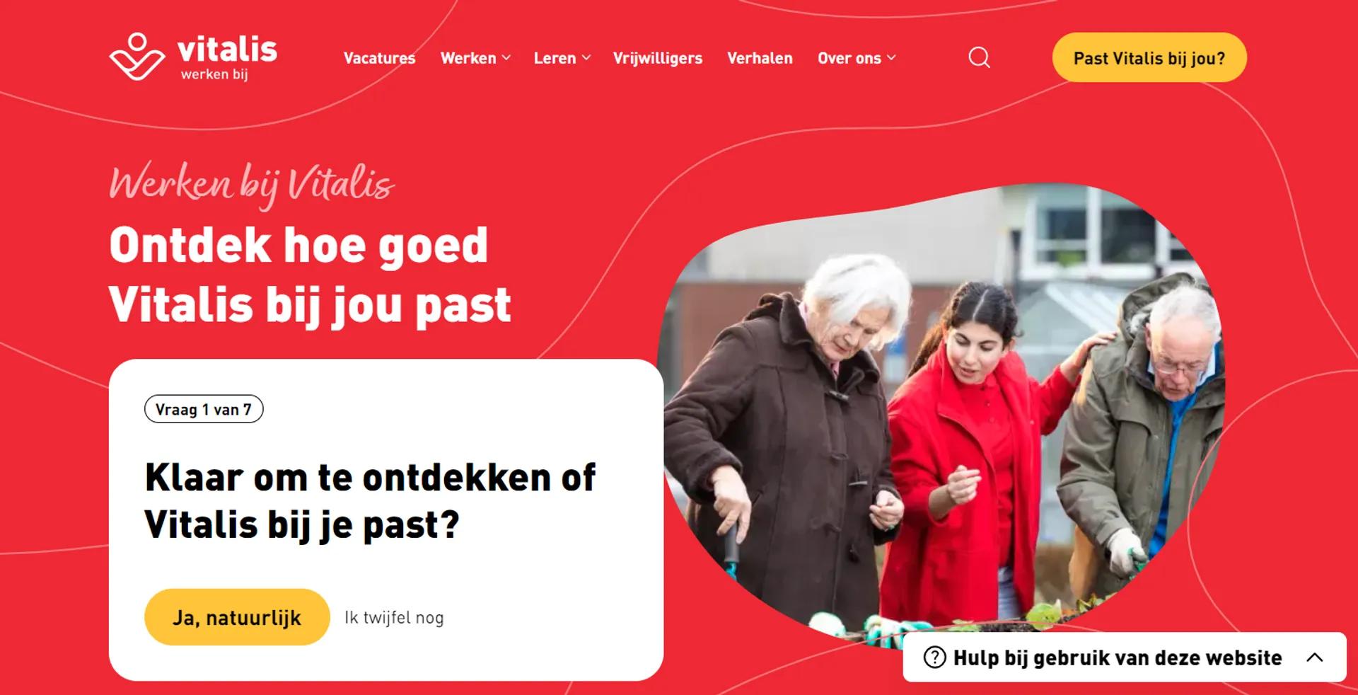 Werken bij website